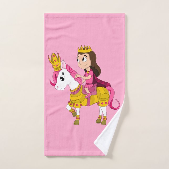 Princesa personalizado (Toalla de mano)