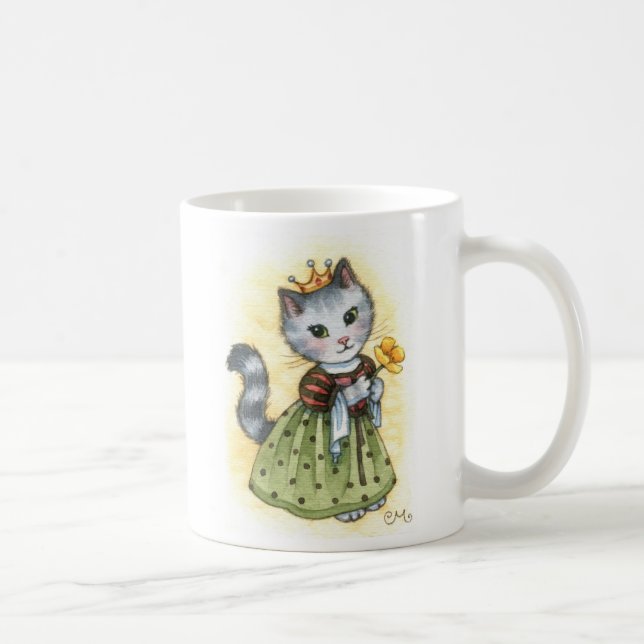 Princesa Poppy - taza linda del gato (Derecha)