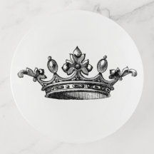 Princesa Queen Crown Trinket Tray