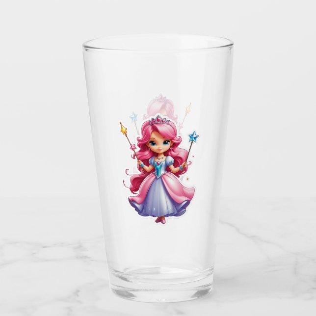 Princesa Rosa Con Arma Mágica Y Tiara (Anverso)