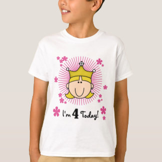 Princesa Rubia 4 camisetas de cumpleaños y regalos