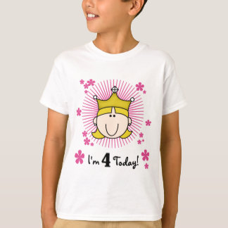 Princesa Rubia 4 camisetas de cumpleaños y regalos