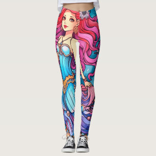 Princesa Sirena Steampunk en Pantalones Ajustados 