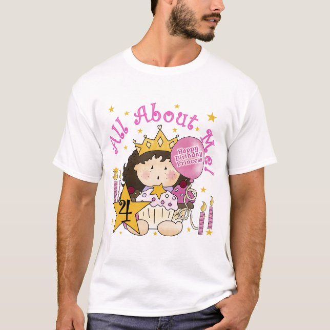 Princesa todo sobre mí camisetas de cumpleaños (Anverso)