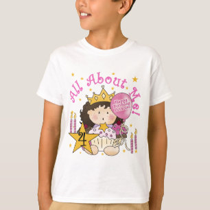 Princesa todo sobre mí camisetas de cumpleaños