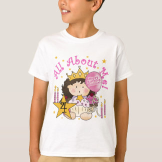 Princesa todo sobre mí camisetas de cumpleaños