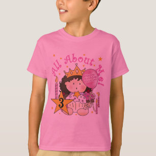 Princesa todo sobre mí camisetas de cumpleaños 3