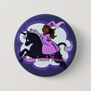 Princesa y botón del unicornio