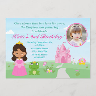 Princesa Y La Invitación Al Cumpleaños De La Rana