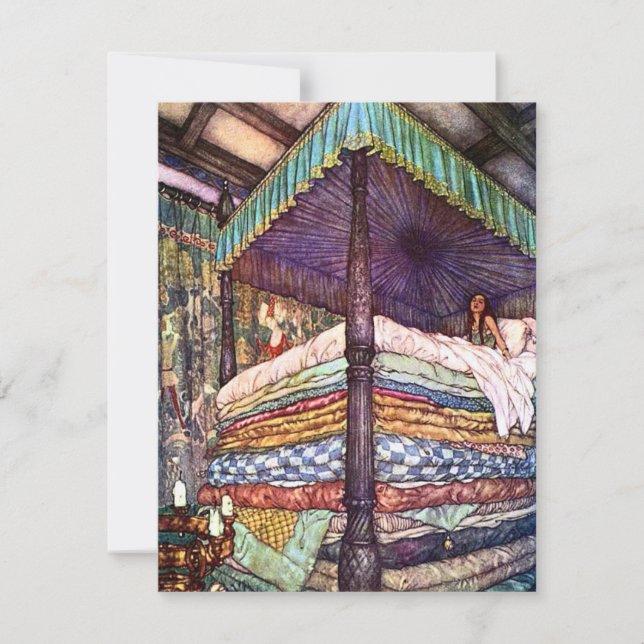 Princesa y la invitación del guisante (Anverso)