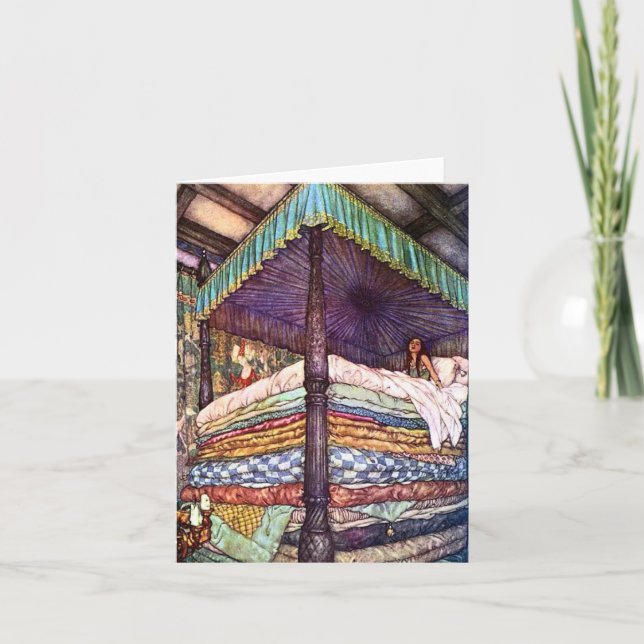 Princesa y la tarjeta del guisante (Anverso)