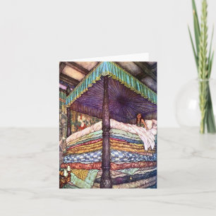 Princesa y la tarjeta del guisante