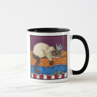 Princesa y la taza del gato del guisante el |