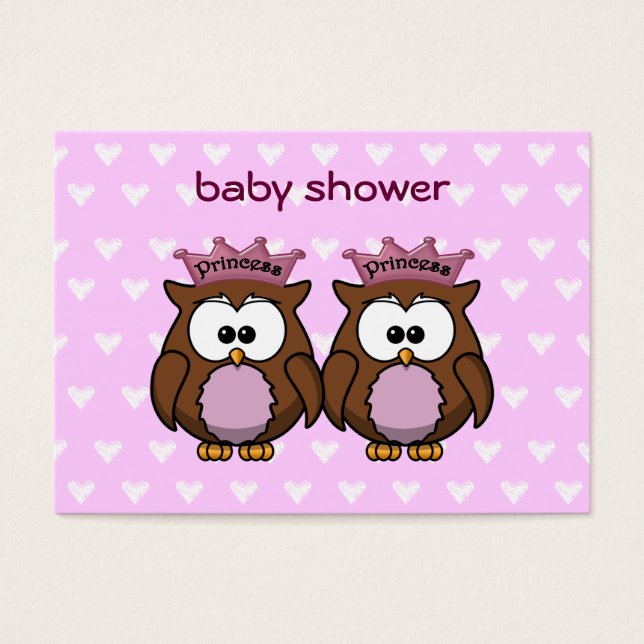 princesas de búho gemelos (Frente)