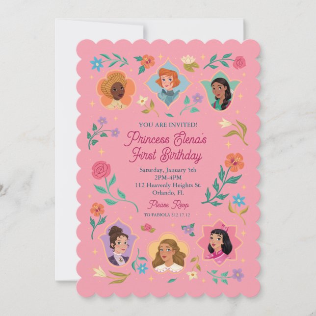 Princesas de invitaciones de la fiesta Heaven™ (Anverso)