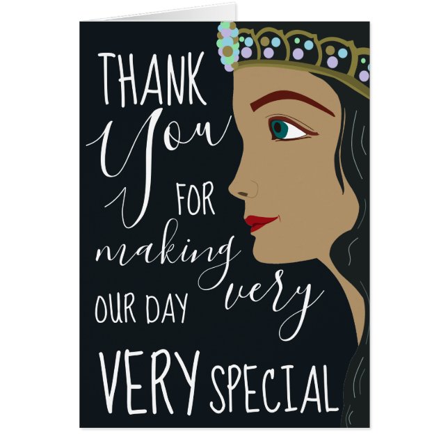 Princess Blue Baby Shower Gracias (Frente)