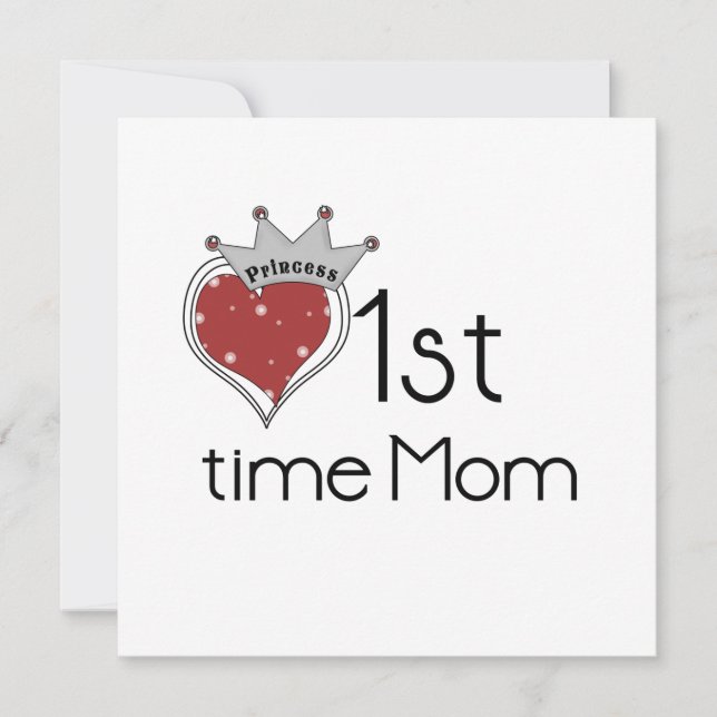 Princess Heart First Time Mom Gifts (Anverso)