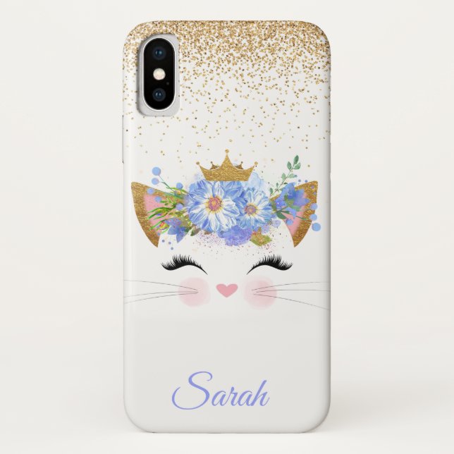 Princess Kitty iPhone X Funda (Reverso)