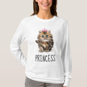 PRINCESS Ladies CAT KITTEN Camisetas