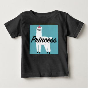 Princess Lama Design - Baby Fine Jersey Camiseta