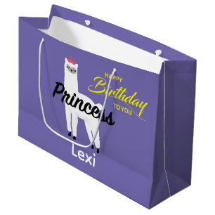 Princess Lama Design - Bolsa de regalo - Grande