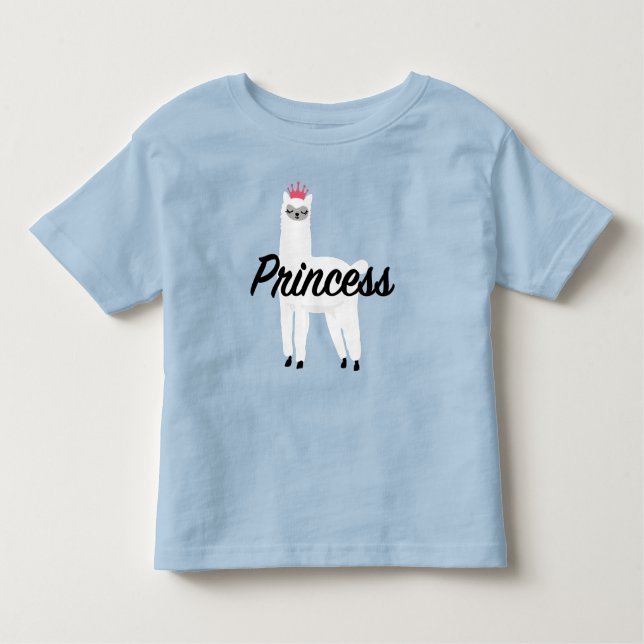 Princess Lama Design - Camiseta Baby Fine Jersey (Anverso)