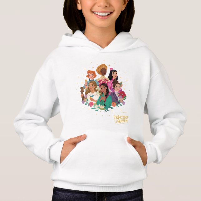 Princesses of Heaven™ The Flowers Girls Hoodie (Anverso)