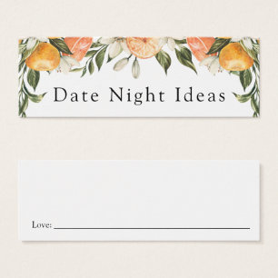 Principal Squeeze Clementines Date Night Idea Card