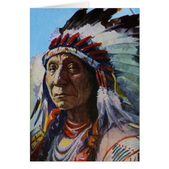 Principal tribu roja de Oglala Lakota Siux de la (Frente)