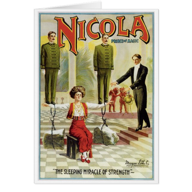 Príncipe de Nicola del acto mágico del mago del (Frente)