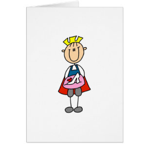 Príncipe el encantar con la tarjeta de cristal del