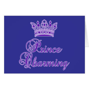 Príncipe el encantar en la púrpura real para el