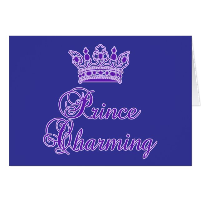 Príncipe el encantar en la púrpura real para el (Anverso (Horizontal))