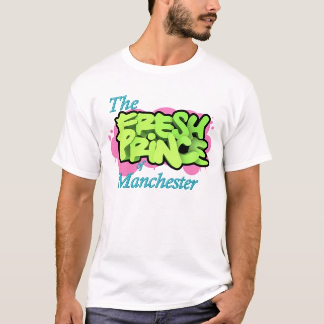 Príncipe fresco de la camiseta de Manchester (Anverso)