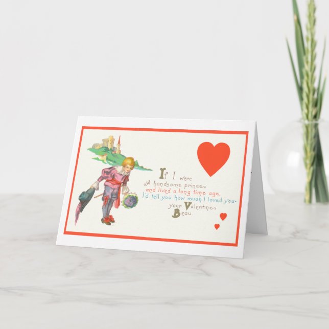 Príncipe gay de la tarjeta del día de San Valentín (Anverso)