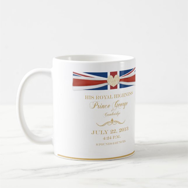 Príncipe George de la taza del recuerdo de (Izquierda)