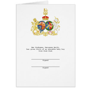 Príncipe Guillermo y Duquesa Catherine Escudo de A