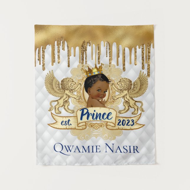 Príncipe Real Africano | Tapiz de Grifo de Brillo  (Anverso)