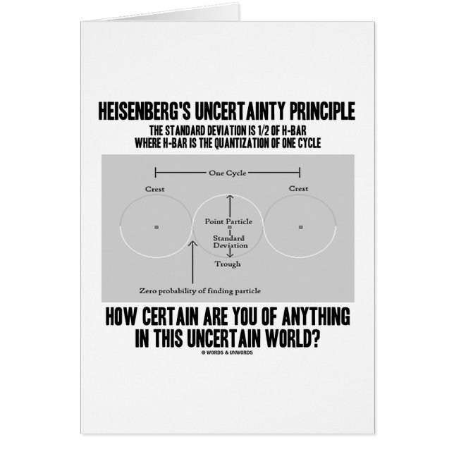 Principio de la incertidumbre de Heisenberg (Frente)