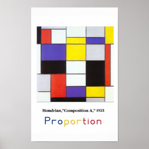 Principios del Arte - Proporción, Mondrian