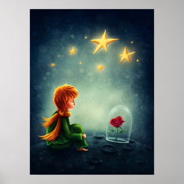 Principito y Rosa. Arte de guardería (Frente)