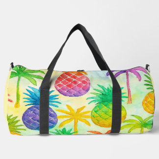 Print Cut Sew Bag Bolso de deporte grande piñas