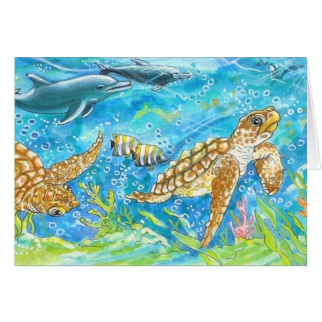 PRISA    Seaturtles de Diana S Martin (Anverso (Horizontal))