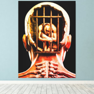 Prisión de la Mente – Arte Conceptual Surrealista