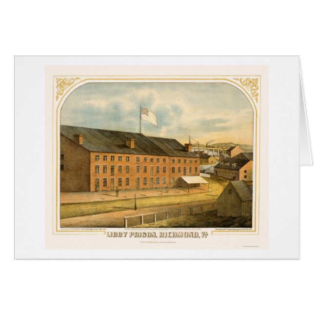 Prisión de Libby, por E. Sachse & Company 1865 (Anverso (Horizontal))