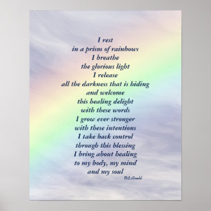 "Prisma arte del poema de los arco iris"