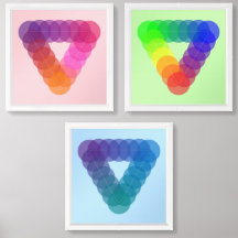 Prisma Pirámide Wall Art Set