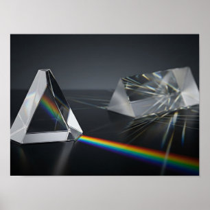 Prismas de Cristal Triangulares Arte de Luz de Arc