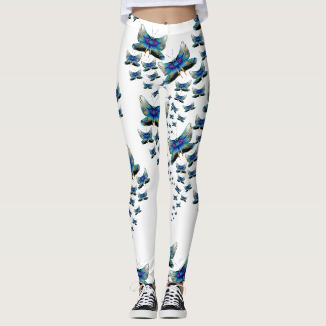 Prismatic Butterfly Cascade Leggings (Anverso)