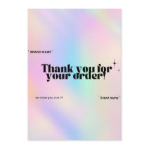 Prismatic Gracias tarjeta Pequeñas empresas